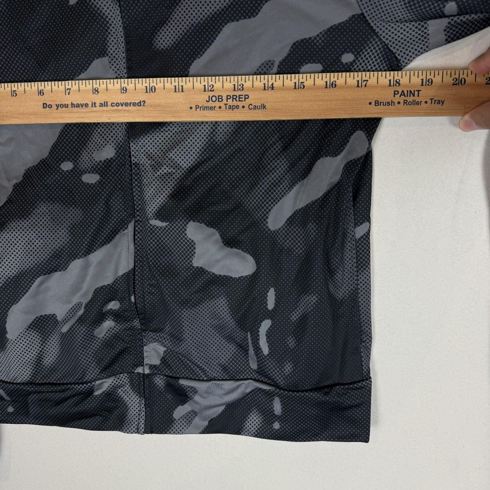 Adidas Jacket Kids 14/16 Black Camo Track Full Zip 3 Stripe Athletic Training - Picture 7 of 11